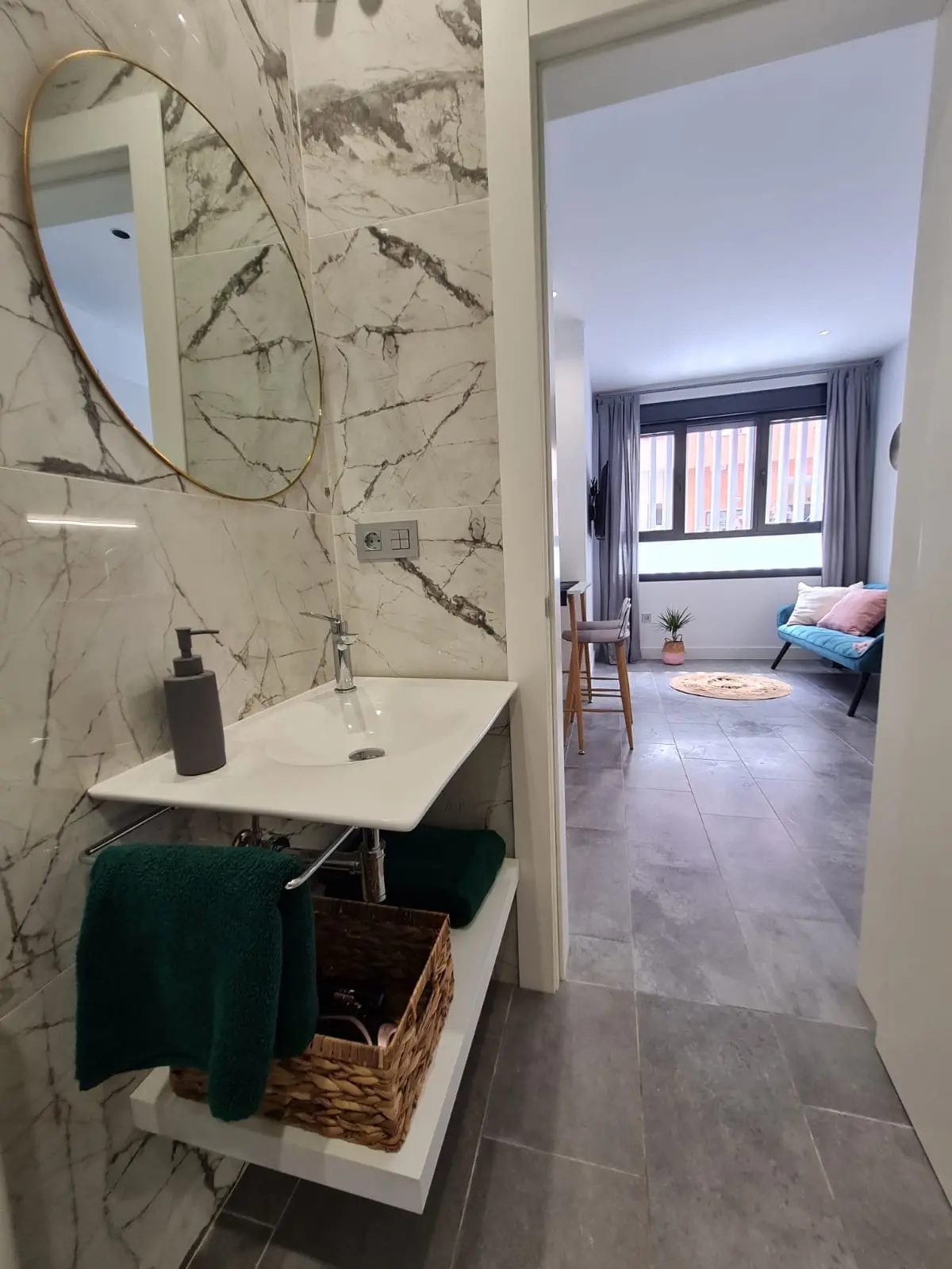 Loft 1: Baño